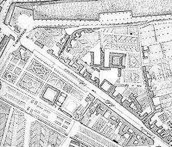 Mappa del 1814 del Corso della Riconoscenza